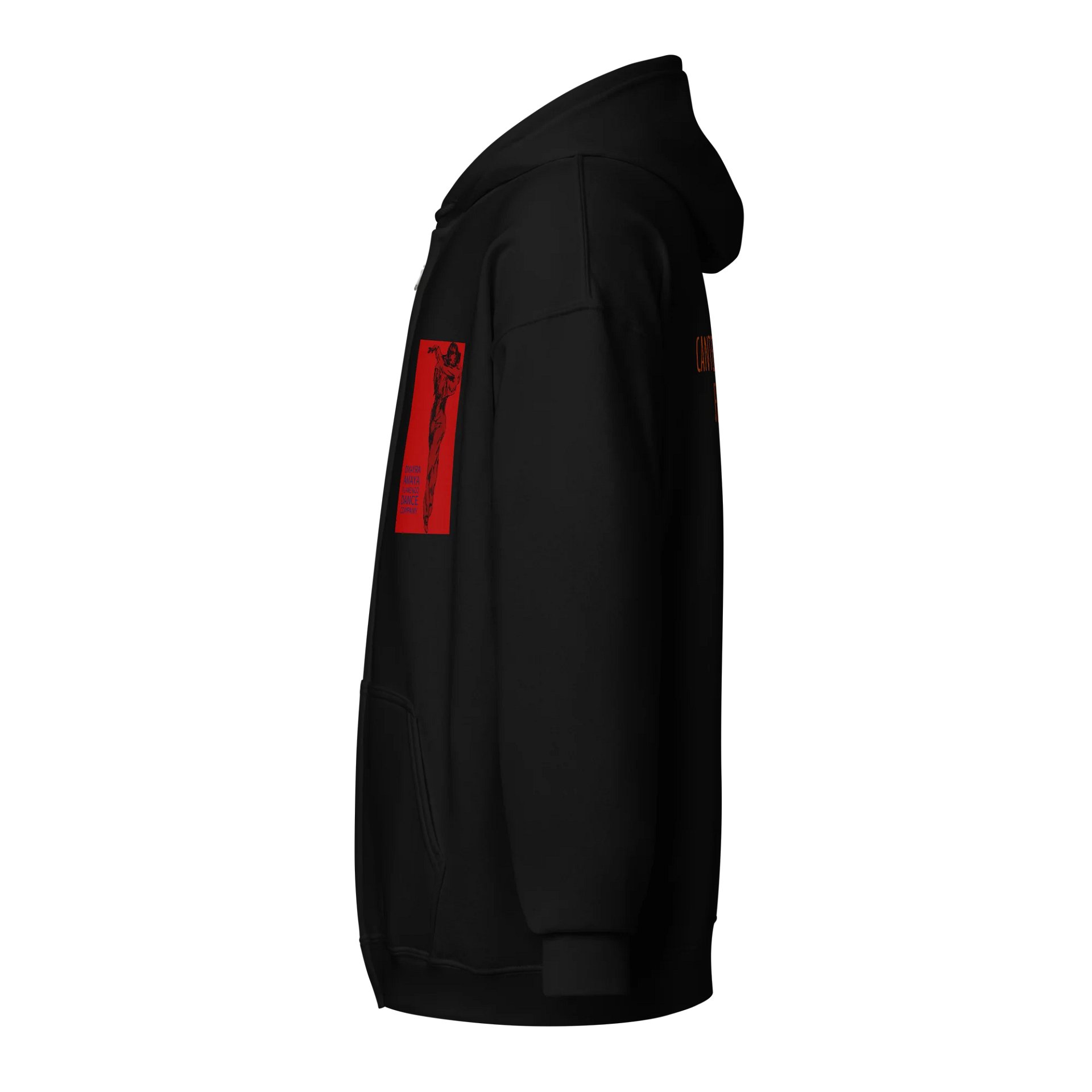 "Carmen" Unisex - Zipper Hoodie - Red product image (3)