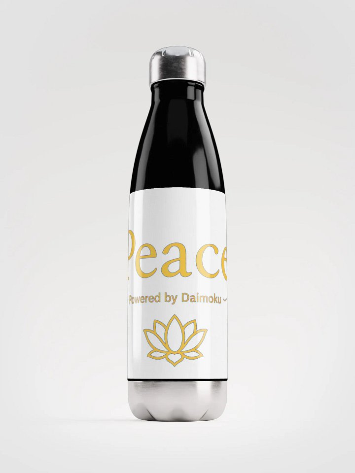 Peace Lotus Stainless Steel Water Bottle product image (1)