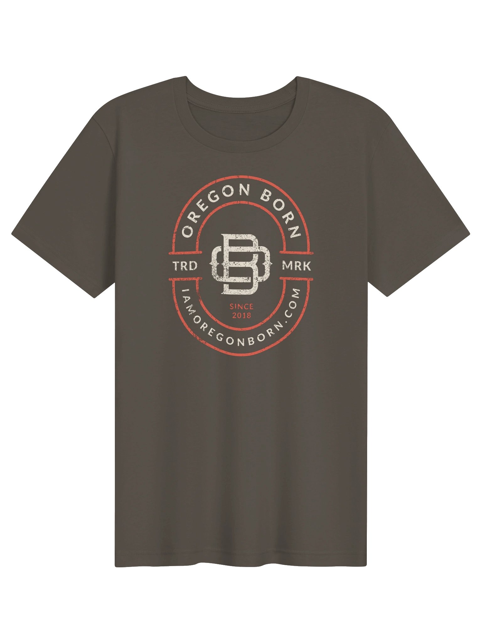 Oregon Born Monogram T-Shirt (Front Print) product image (10)