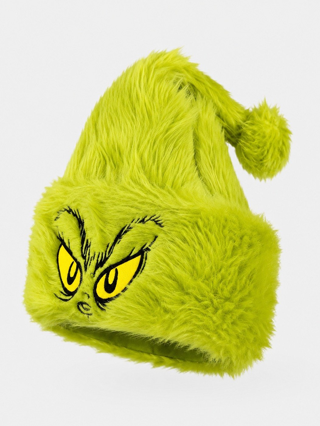 Neon green plush Christmas hat product image (1)