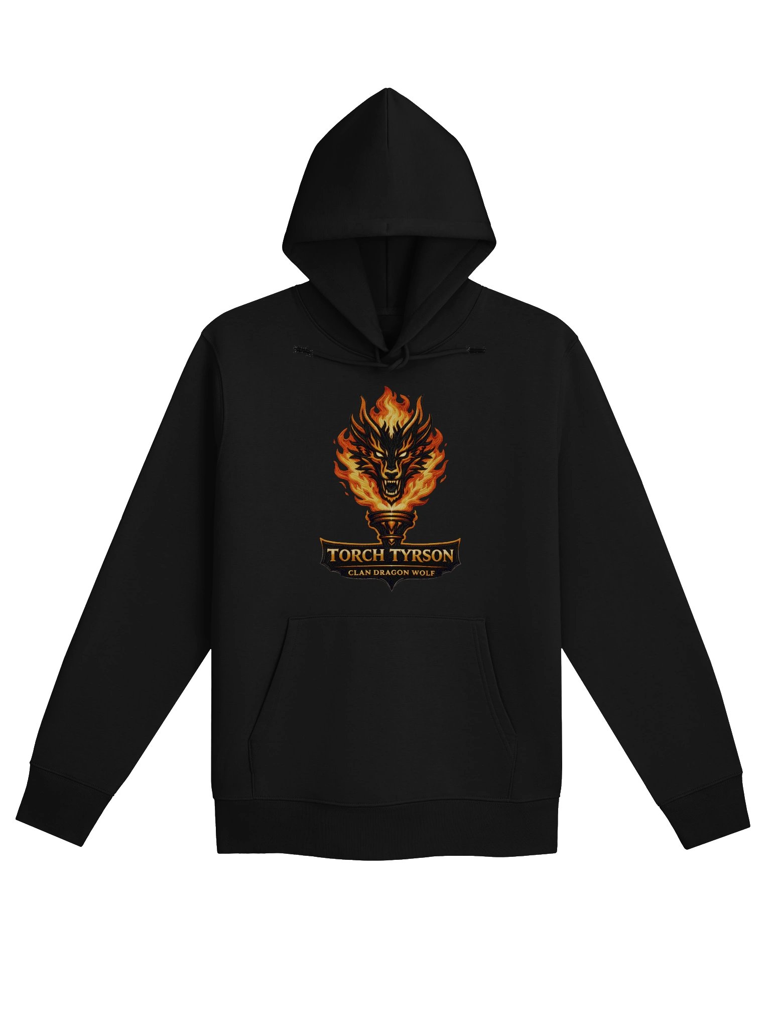 Torch Tyrson Wolf Emblem Organic Hoodie product image (3)