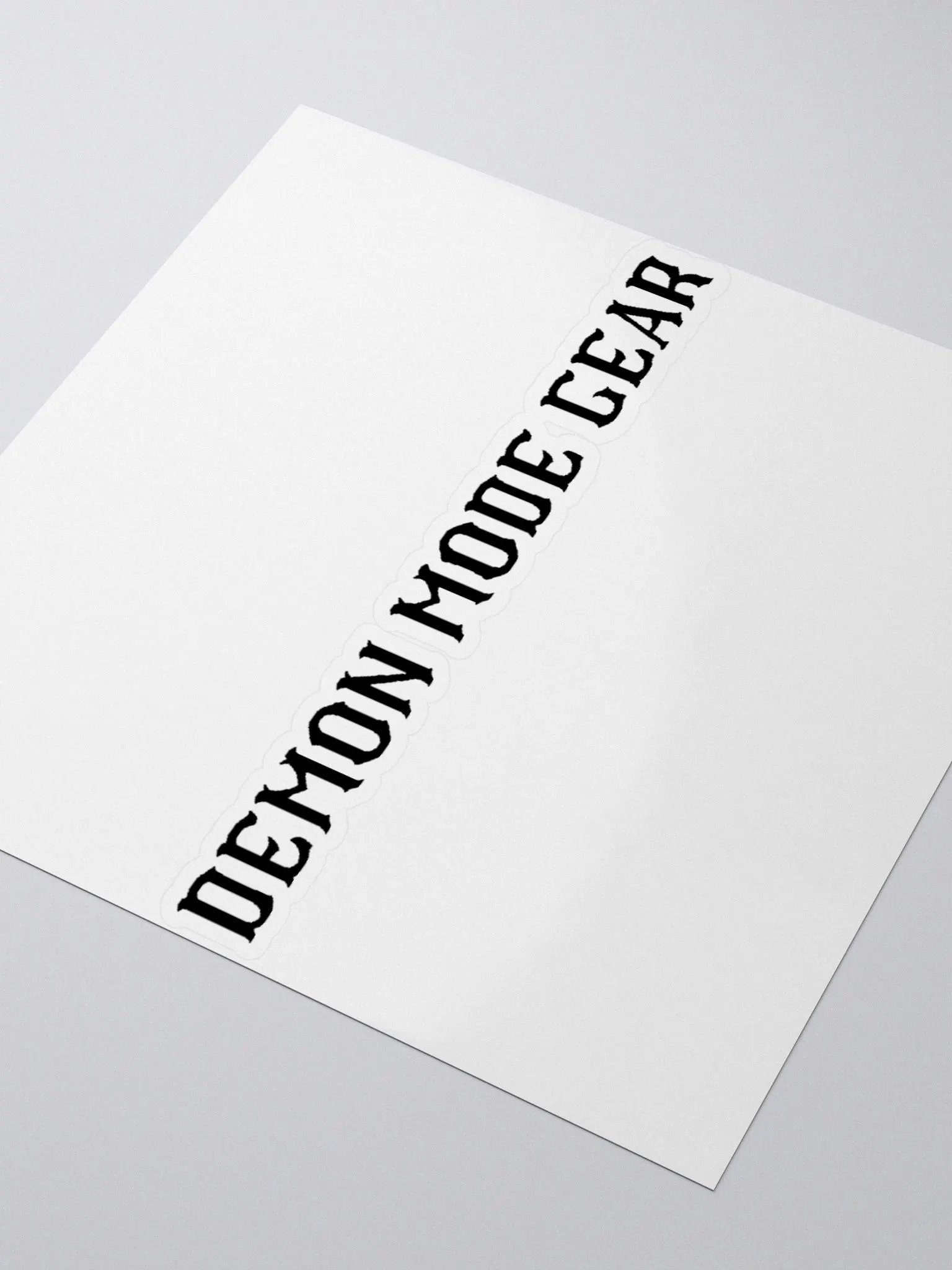 Demon Mode Gear Sticker product image (3)
