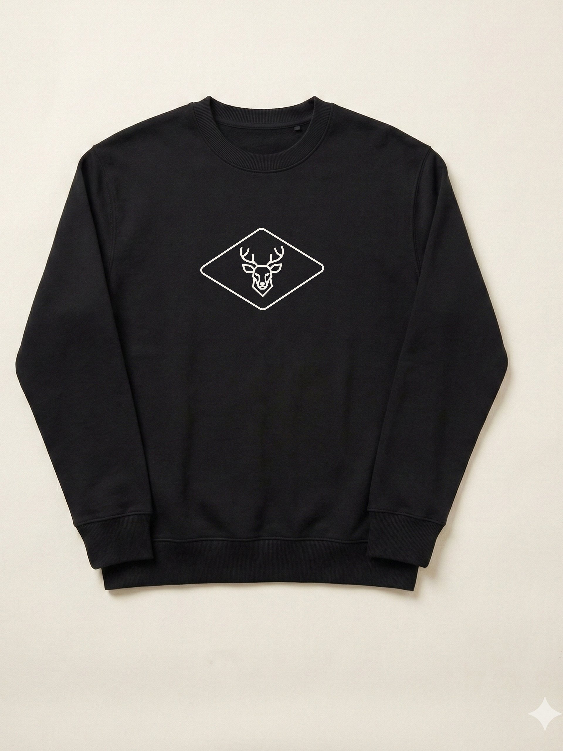 Deer Icon Sweatshirt — Grounded Essential product image (1)