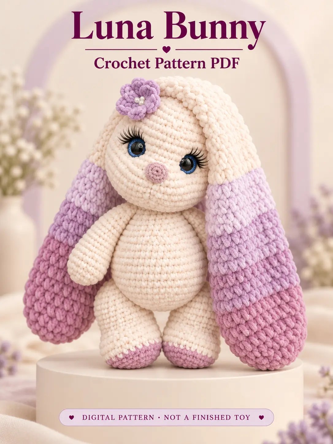 Luna Bunny Crochet Pattern PDF product image (1)