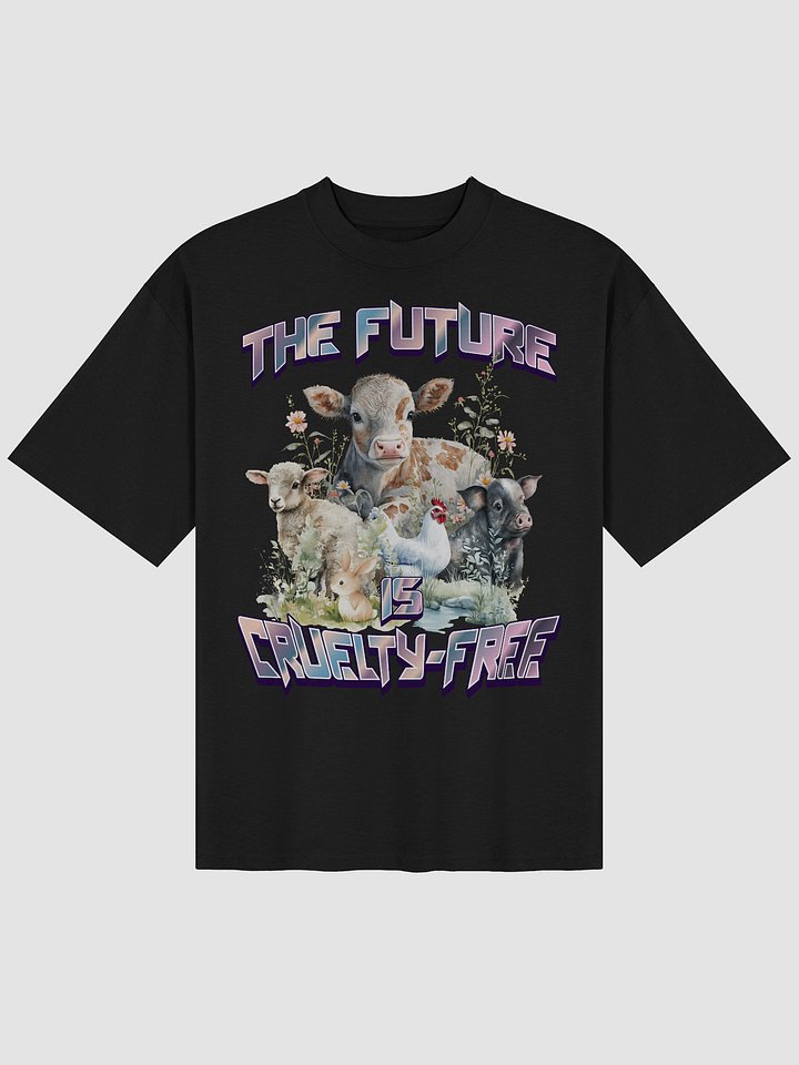 The Future Is Cruelty-Free Oversized Tee product image (2)