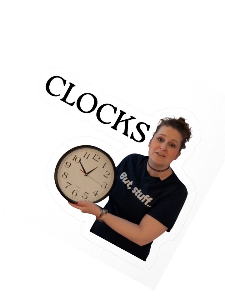 Clocks Sticker product image (5)