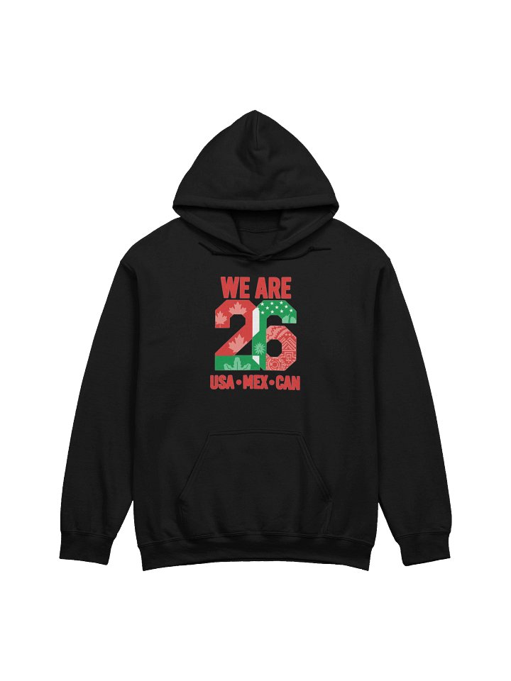 We Are 26 Classic Hoodie – USA Mexico Canada Soccer Fan Hoodie product image (2)