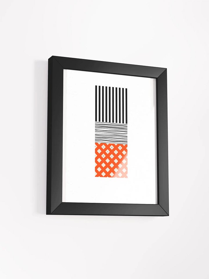 Geometric Harmony Matte Poster product image (29)