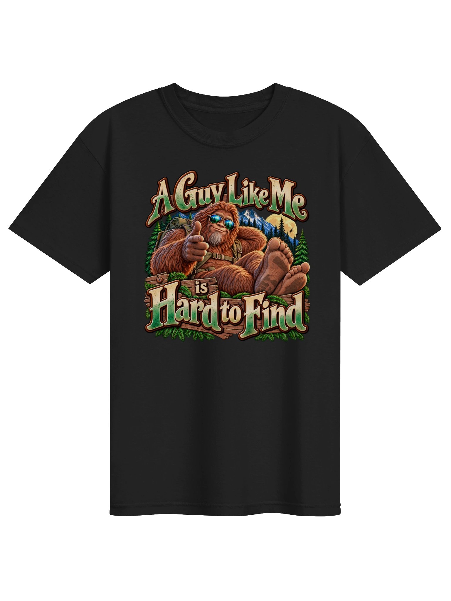 A Guy Like Me Is Hard to Find - Comfort Colors Heavyweight Bigfoot T-Shirt product image (8)