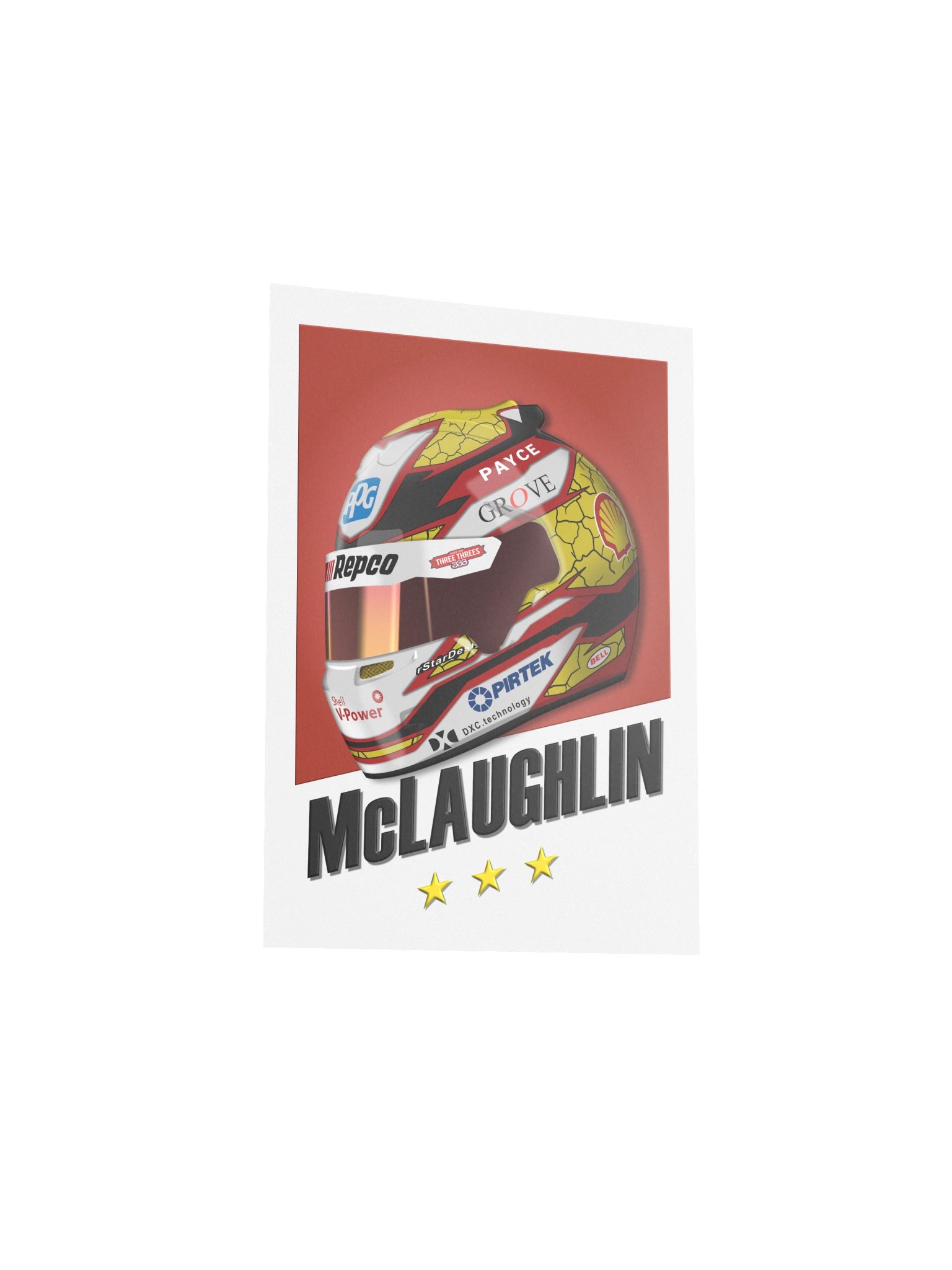 Scott McLaughlin V8 Supercars Helmet Poster product image (3)