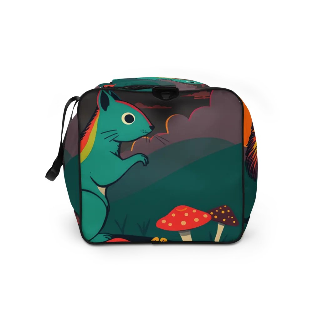 Rainbow Squirrel All-Over Duffle Bag product image (9)