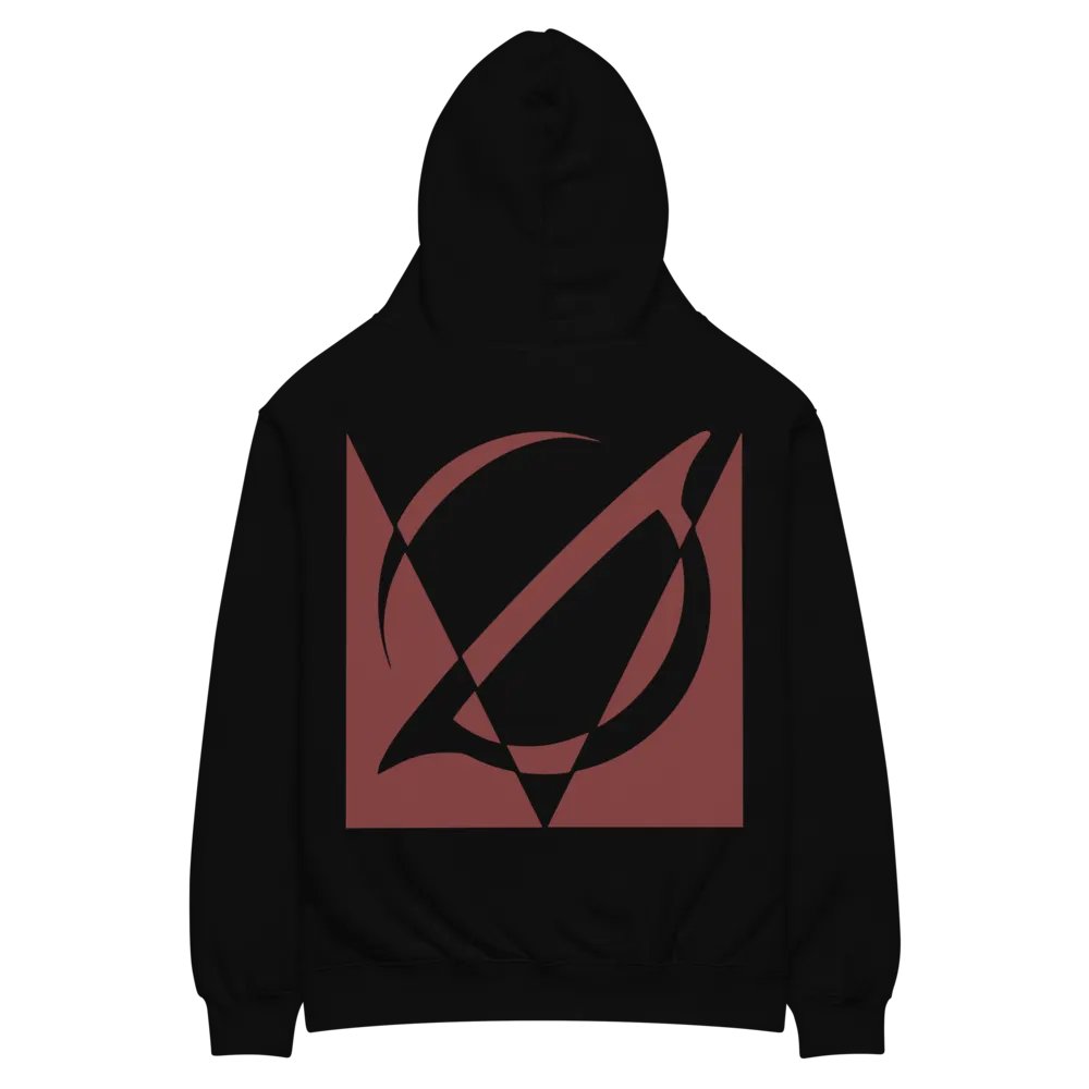 VACIO NEGATIVE {NULL} Logo Relaxed Fit Hoodie (RED) product image (8)