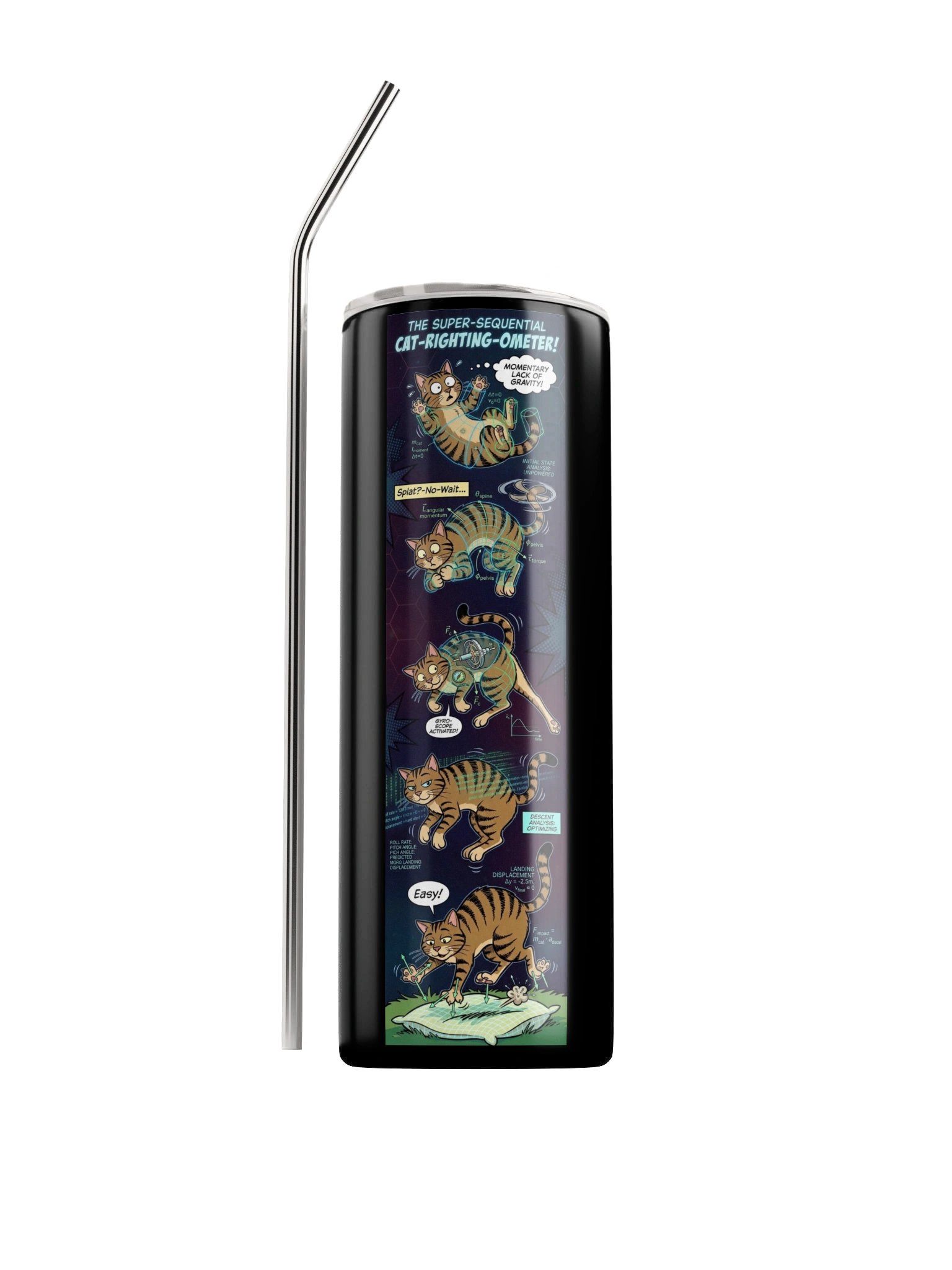 Super-Sequential Cat-Righting-Ometer Tumbler product image (1)