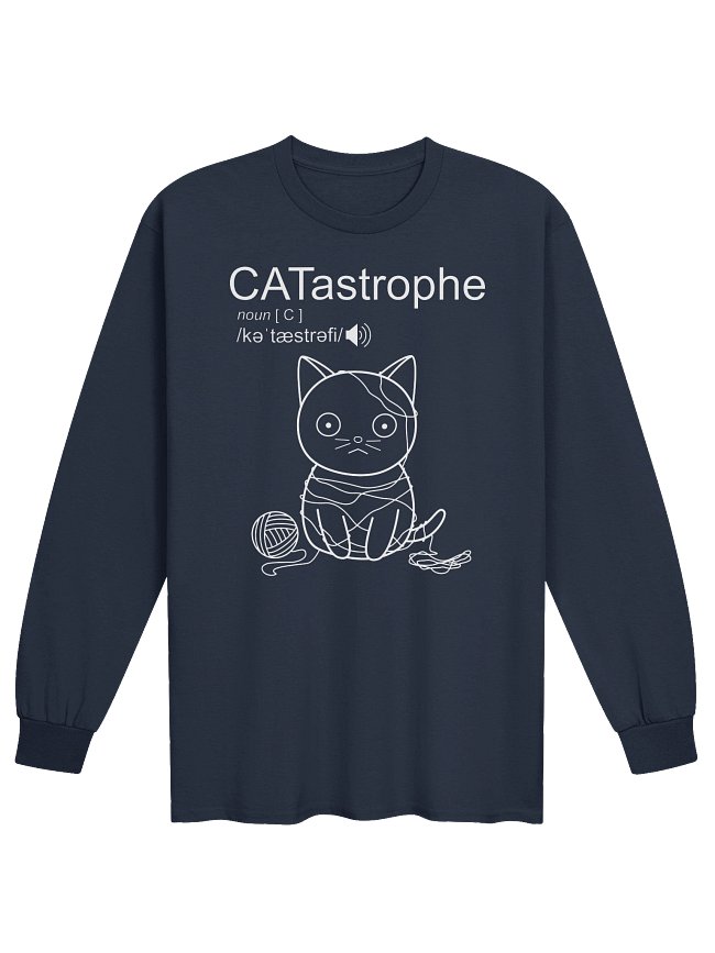 Life with Cats Unisex Adult Long Sleeve T-shirts