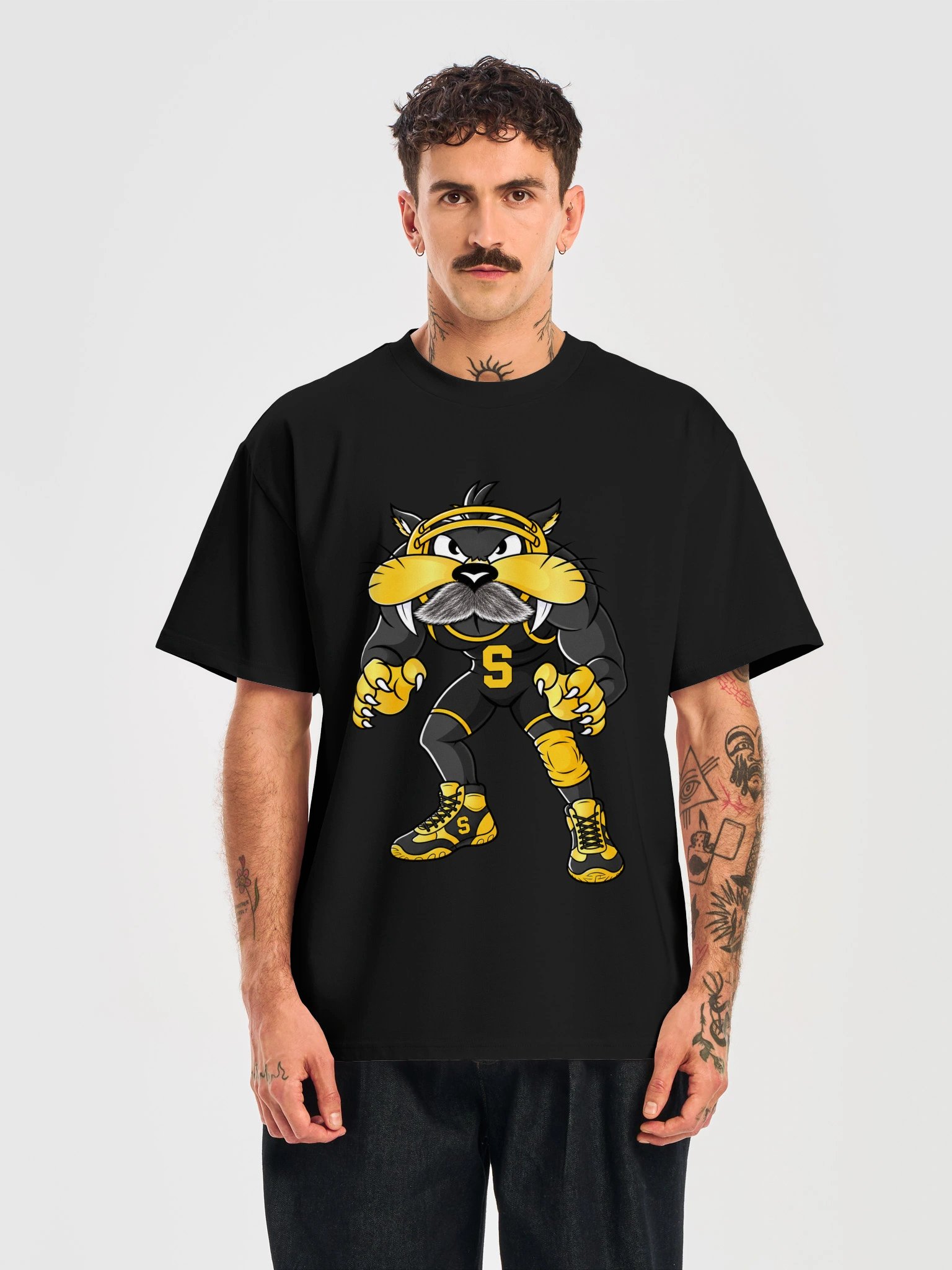 Sabercats Sabercat Mascot Heavy Tee Coach edition product image (18)