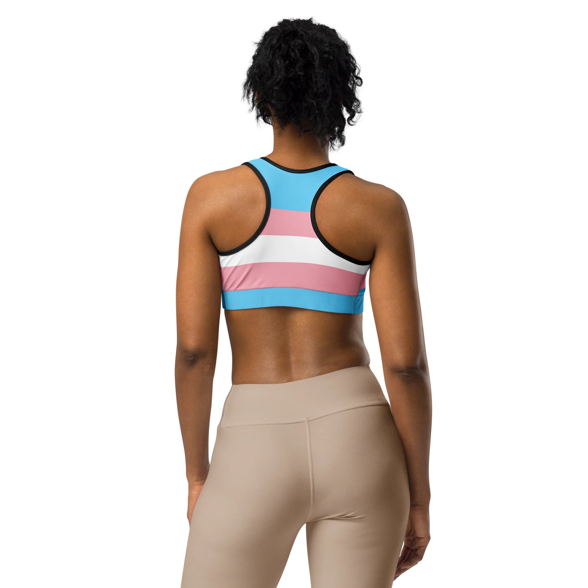 Trans Pride Flag Sports Bra product image (3)