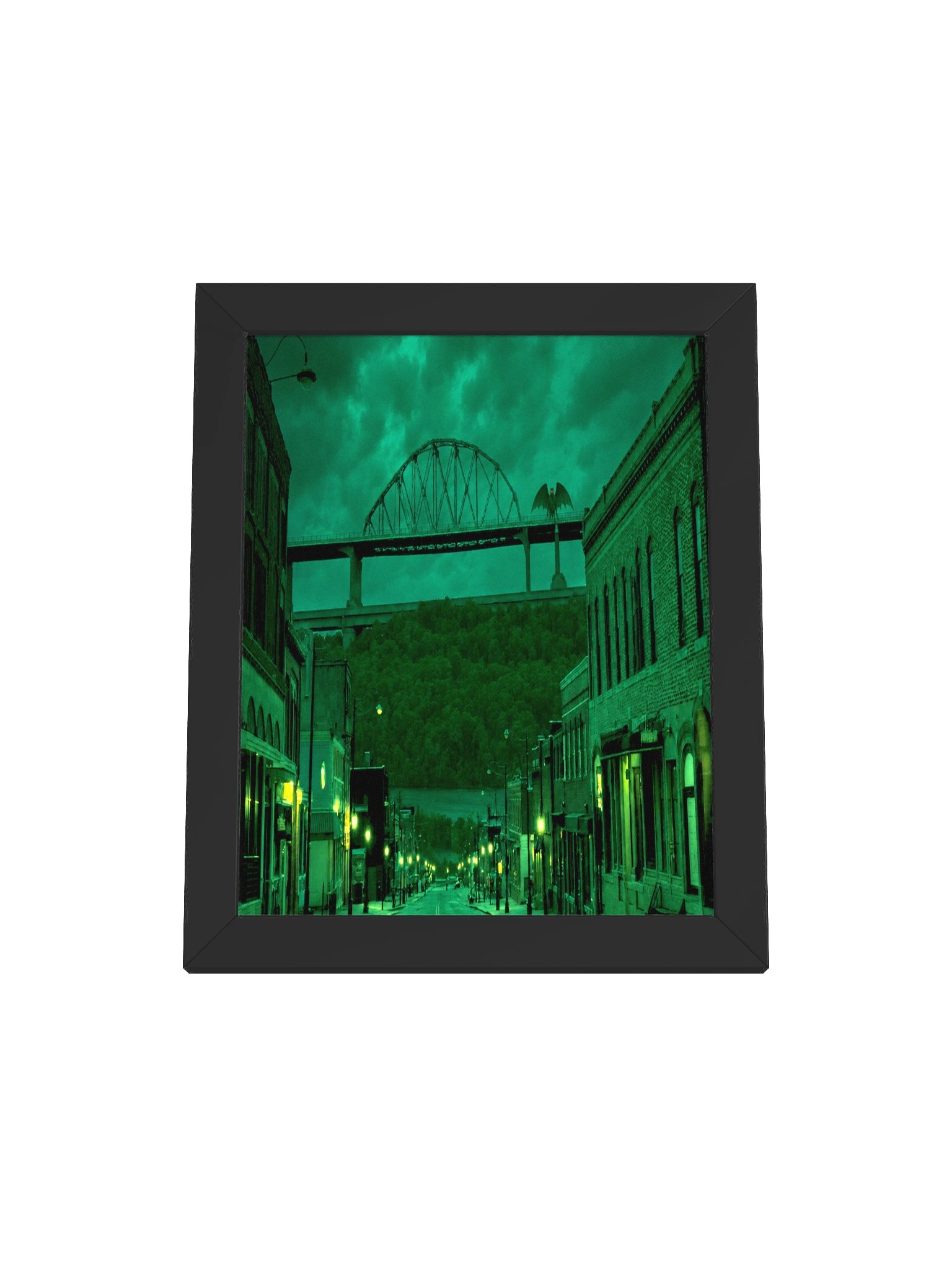 POINT PLEASANT-MOTHMAN- FRAMED PRINT product image (1)