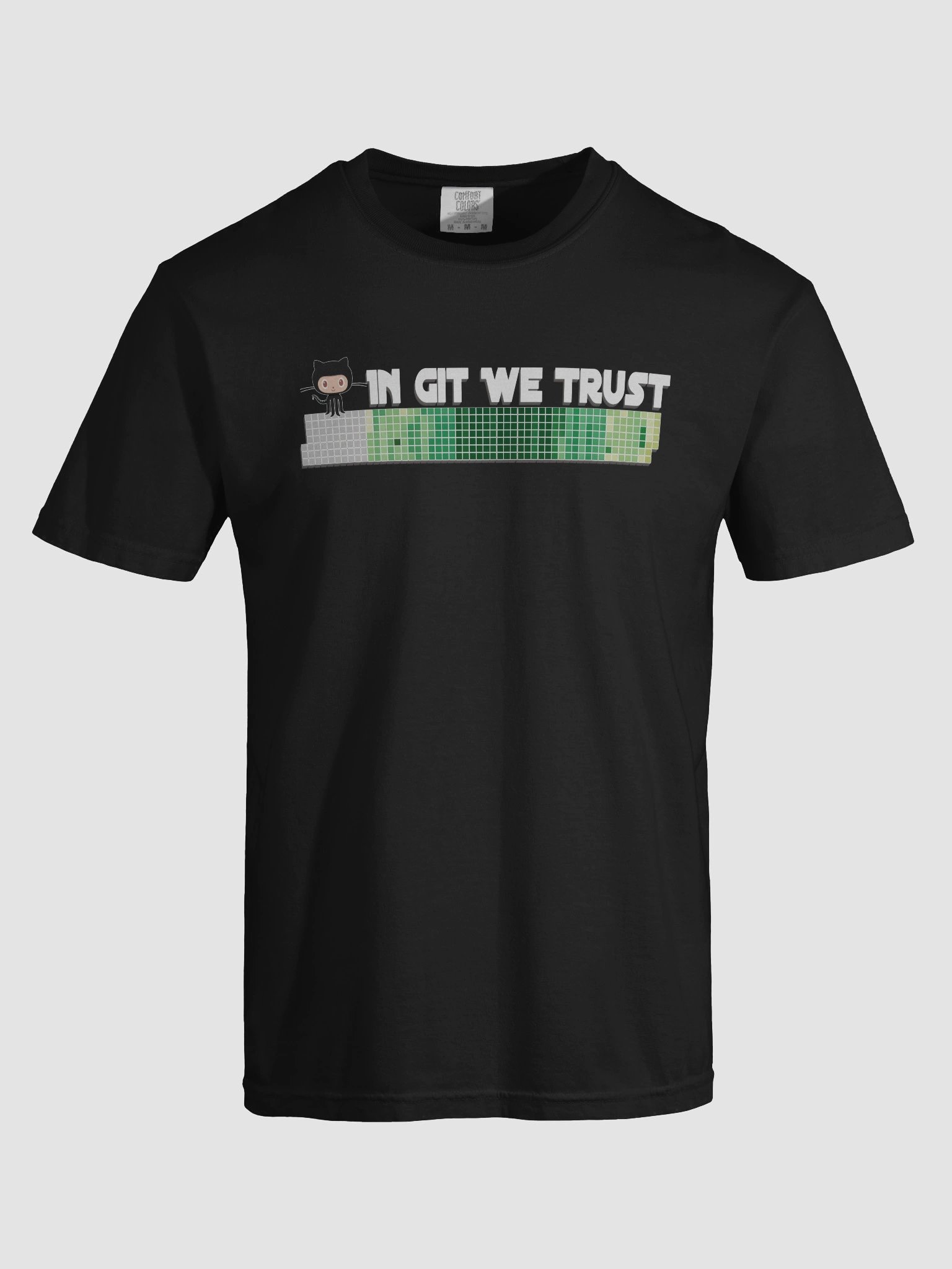Git Commit Heatmap T-Shirt – In Git we trust product image (49)