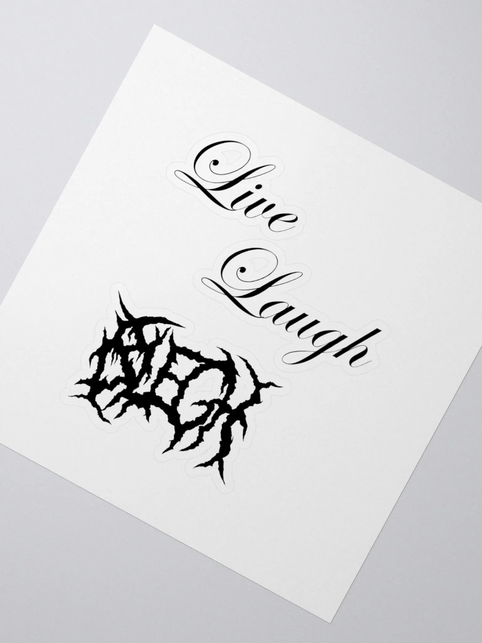 Live Laugh BLEGH Sticker product image (2)