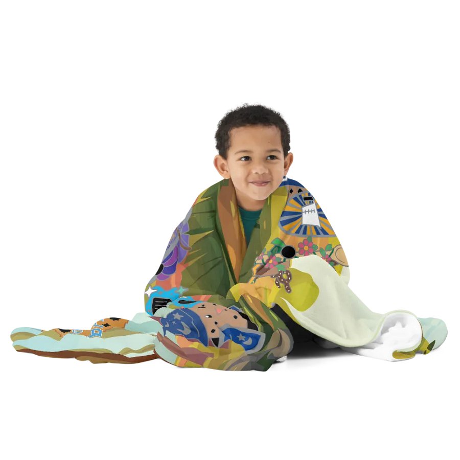 Cookie Adventurers Throw Blanket (60