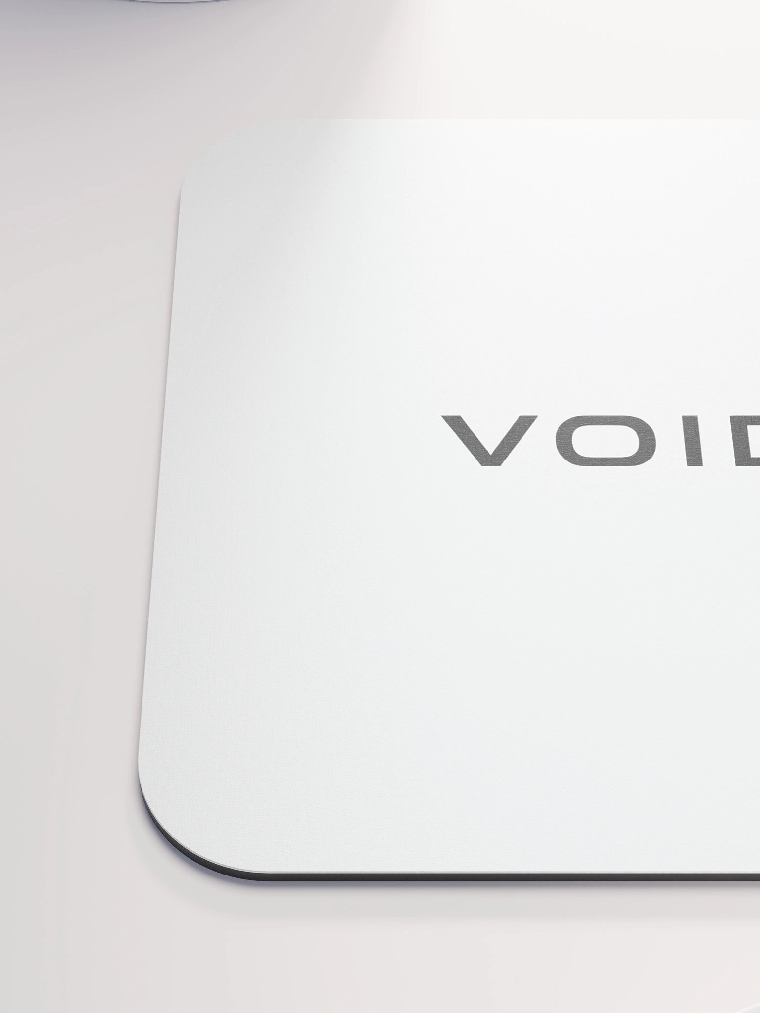 VOIDEN // Classic Mouse Pad – Center Logo (White) product image (6)