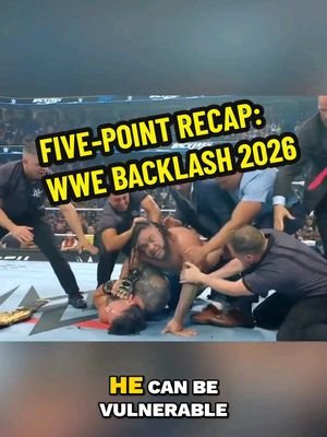 👑 King Riq’s 5️⃣-Point Recap: WWE Backlash 2026 👑 5. Bron Breakker is this generation's Batista 4. Sami Zayn is frontrunner to win Money in the Bank 3. Let the 