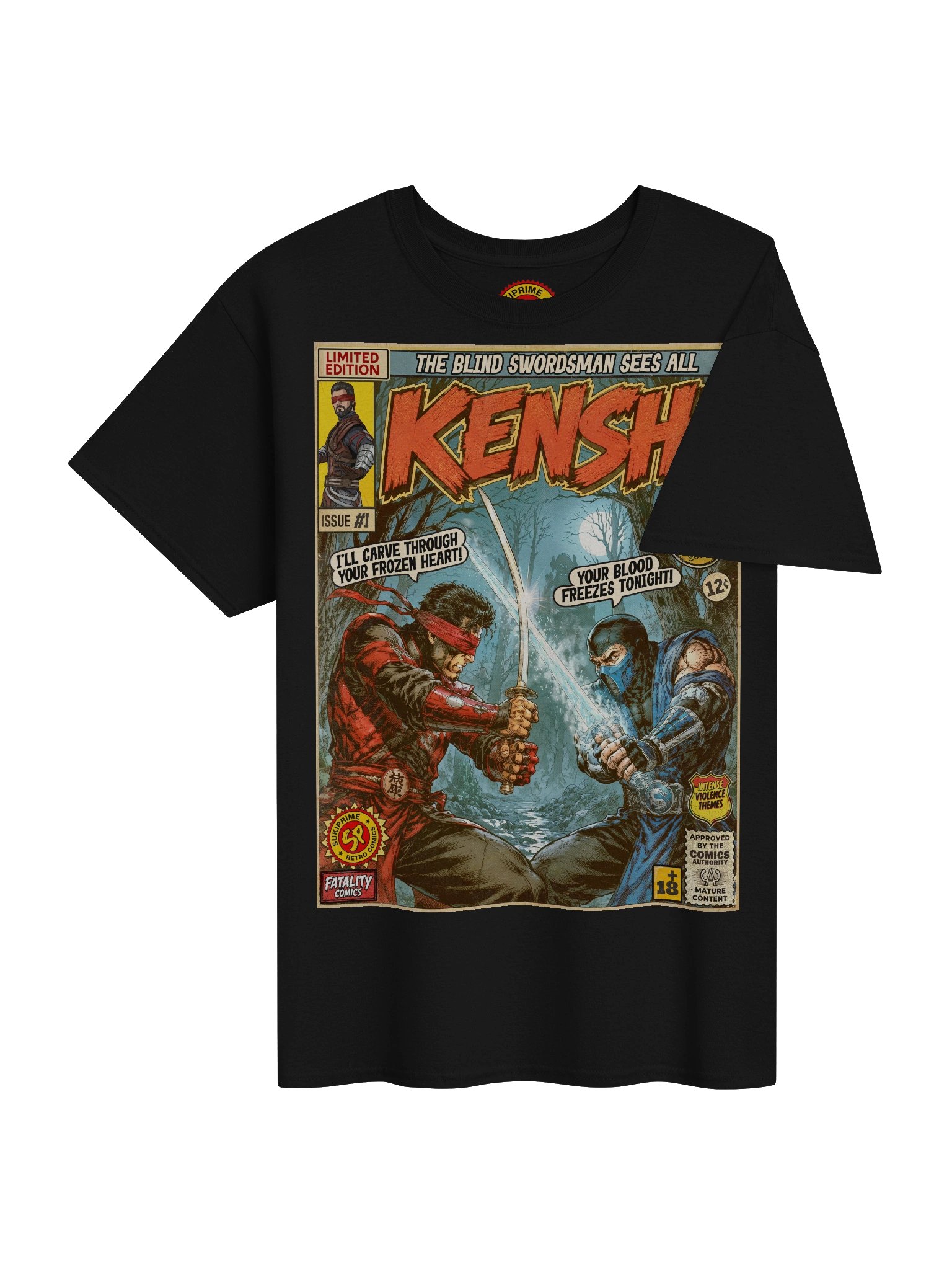 Mortal Kombat Kenshi Comic Art T-Shirt product image (4)