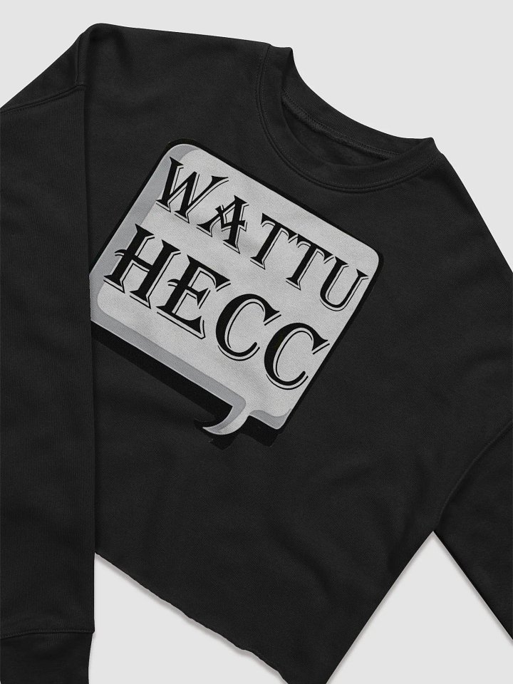 wattuhecc Bella+Canvas Women's Fleece Crop Sweatshirt product image (10)