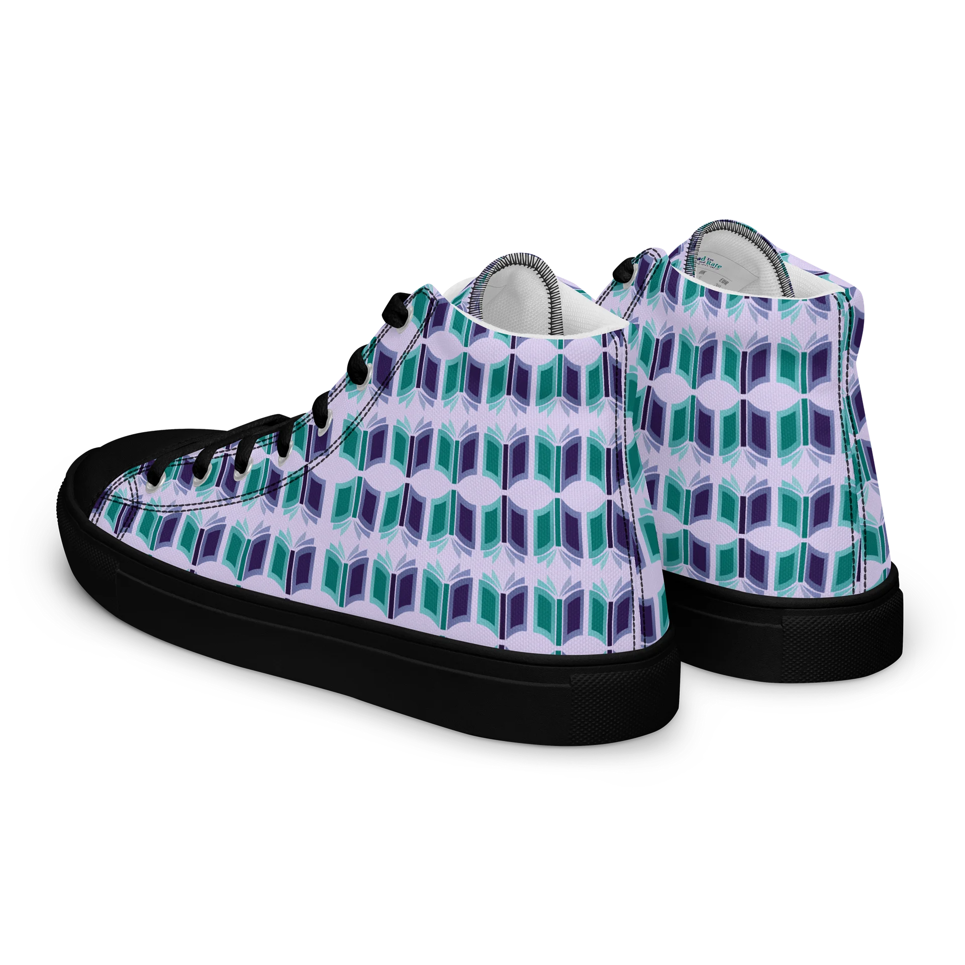 Women's Purple High Top Canvas Shoes + One-Time Contribution product image (5)