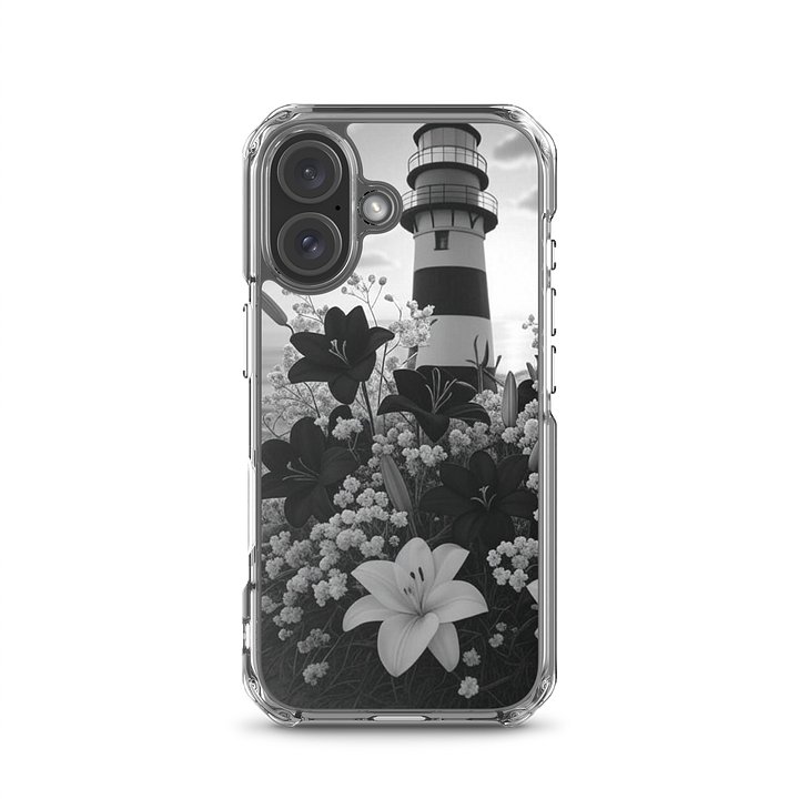 Ash's Lighthouse Blooms - iPhone® MagSafe® Clear Case product image (1)