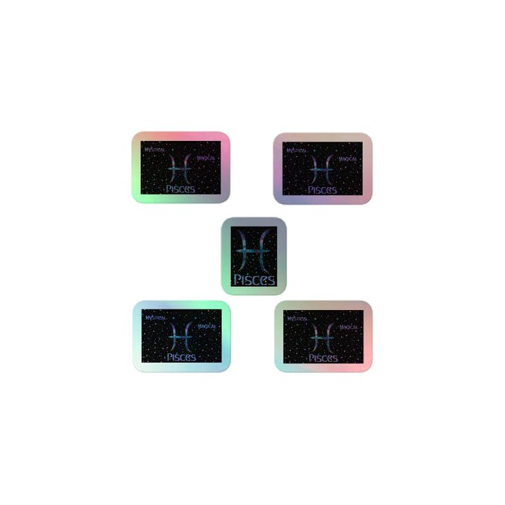 Pisces, Magical Mystical, Holo Sticker Pack product image (1)