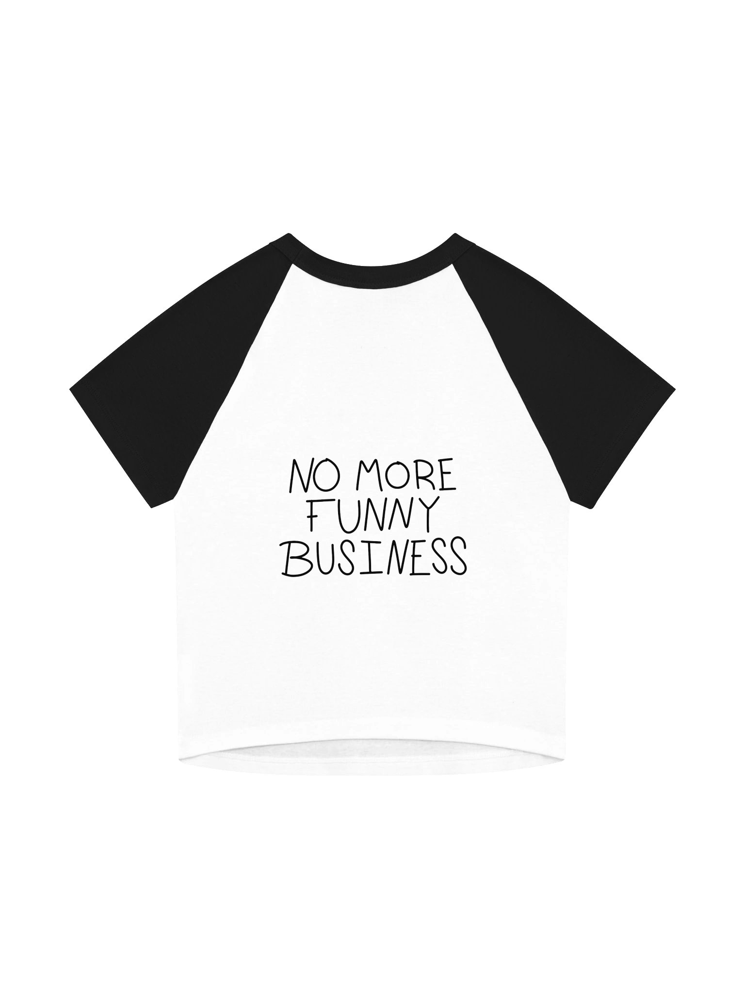 No More Funny Business - Ringer Tee product image (2)