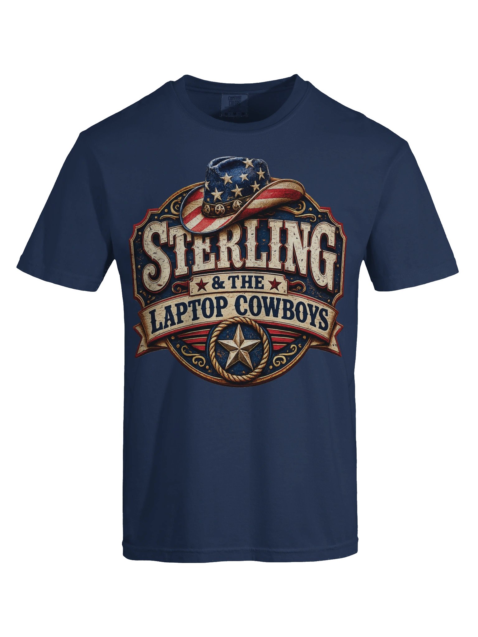 Sterling and The Laptop Cowboys Logo Tee product image (5)