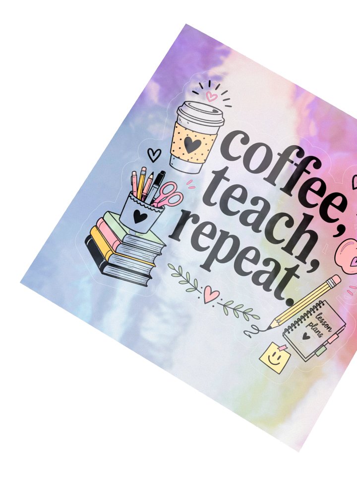 Holographic Teacher Sticker product image (2)