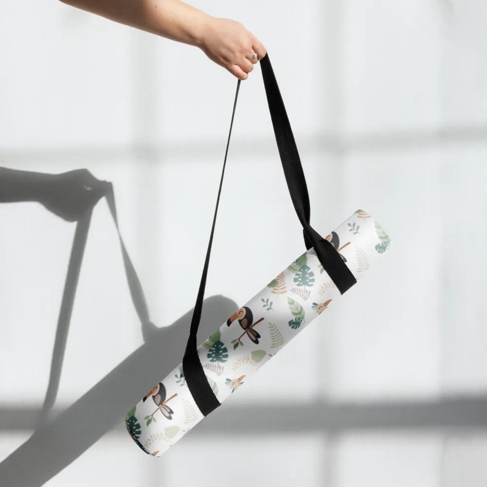 Cute Birds in a Jungle Yoga Mat by Treasure Pie product image (8)