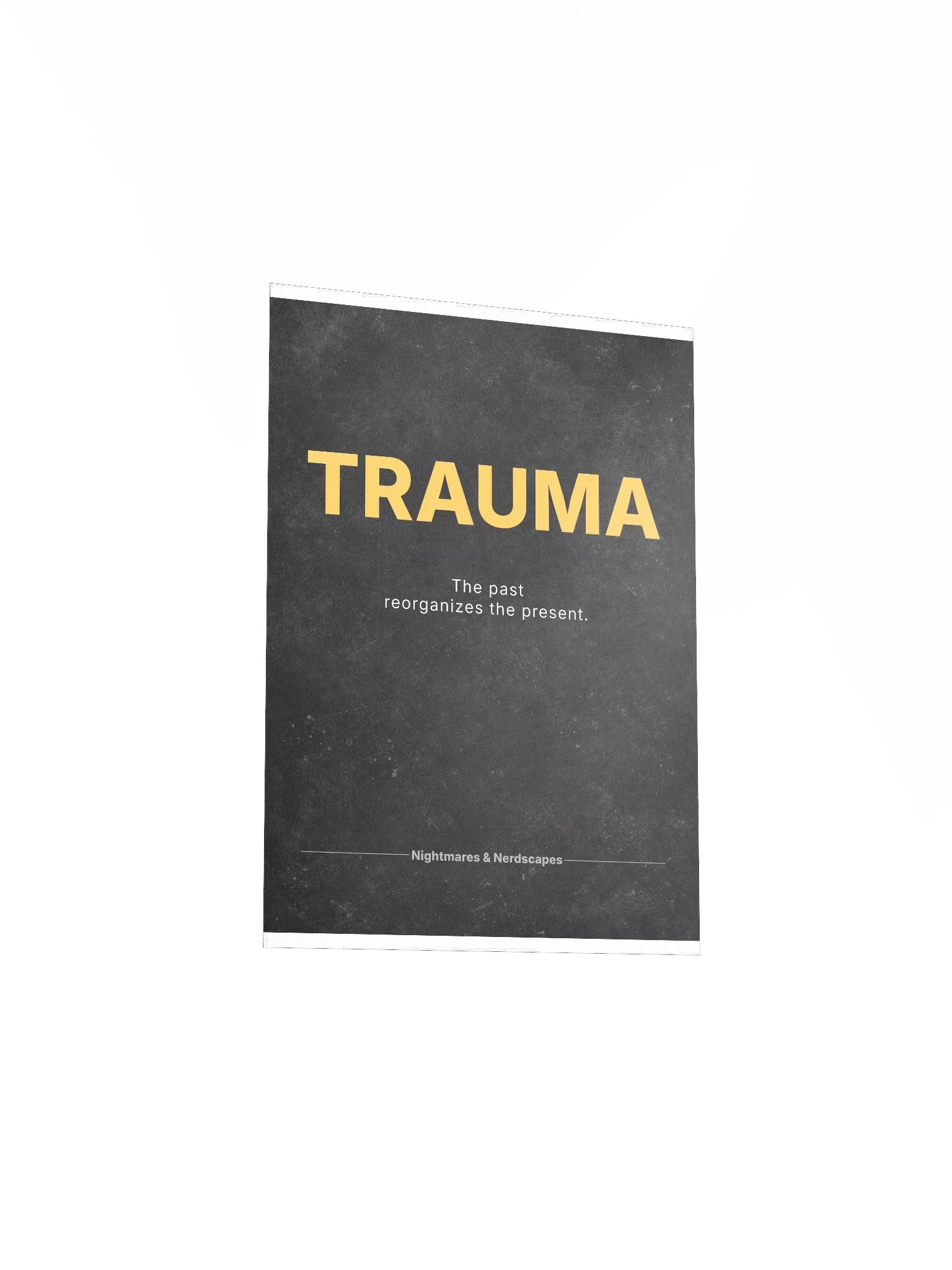 TRAUMA - The Past Reorganizes the Present (Concept Poster) product image (3)