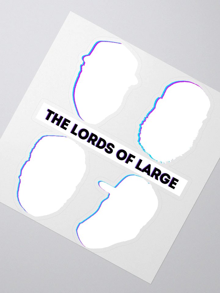 The Lords of Large Sticker white product image (2)