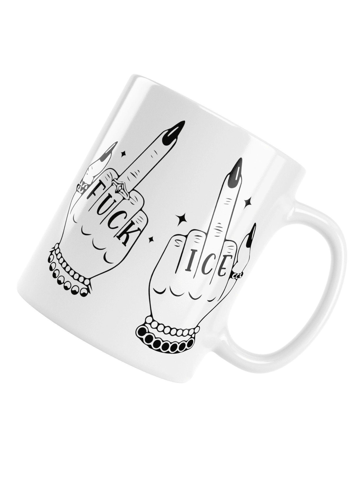 Fuck ICE Middle Finger Mug product image (3)