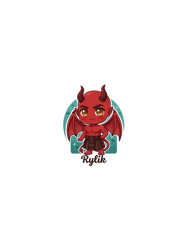 "Rylik" Chibi Die-Cut Stickers product image (2)