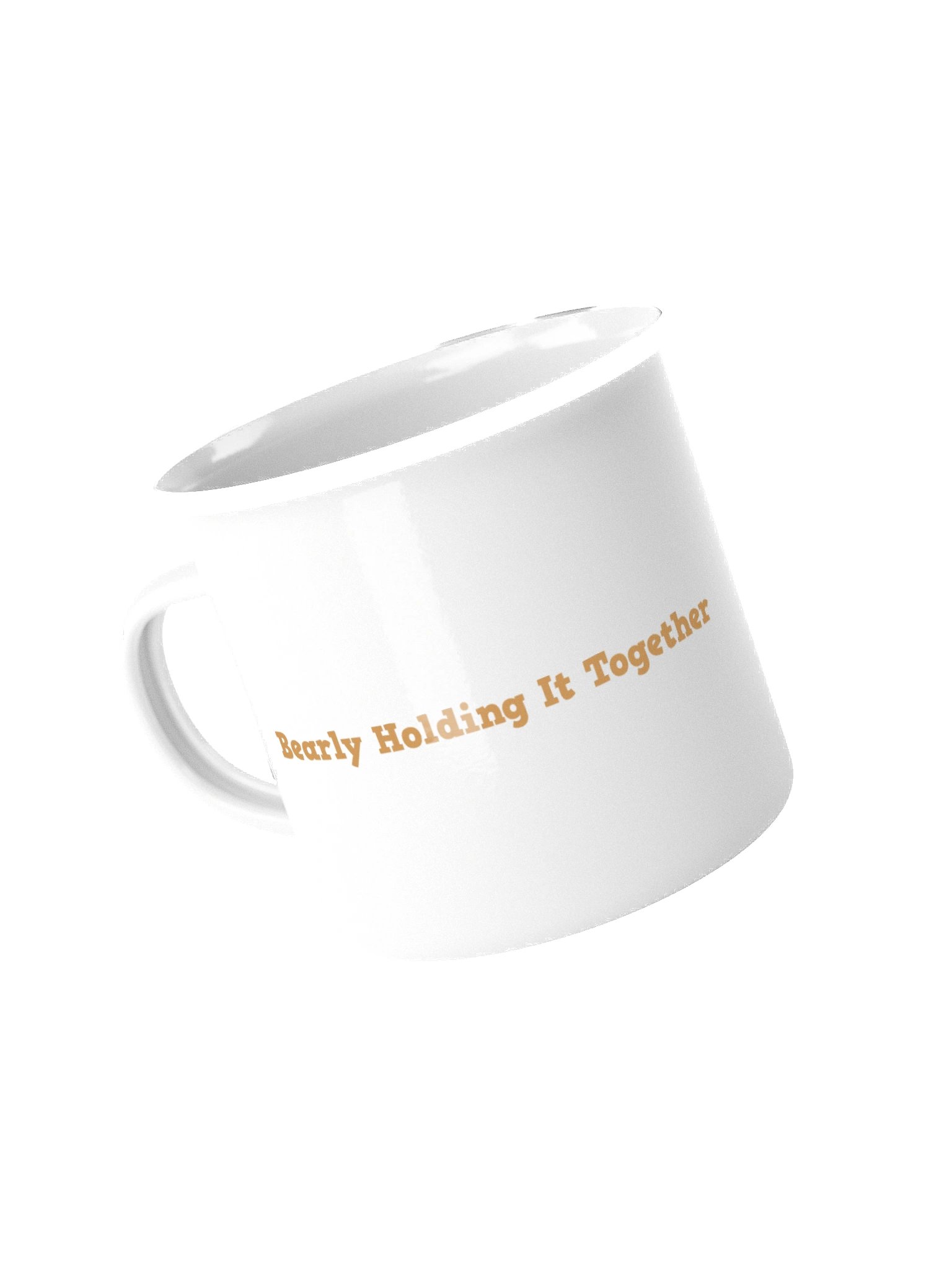 Bearly Holding It Together – Tired Mama Bear Camp Enamel Mug product image (2)