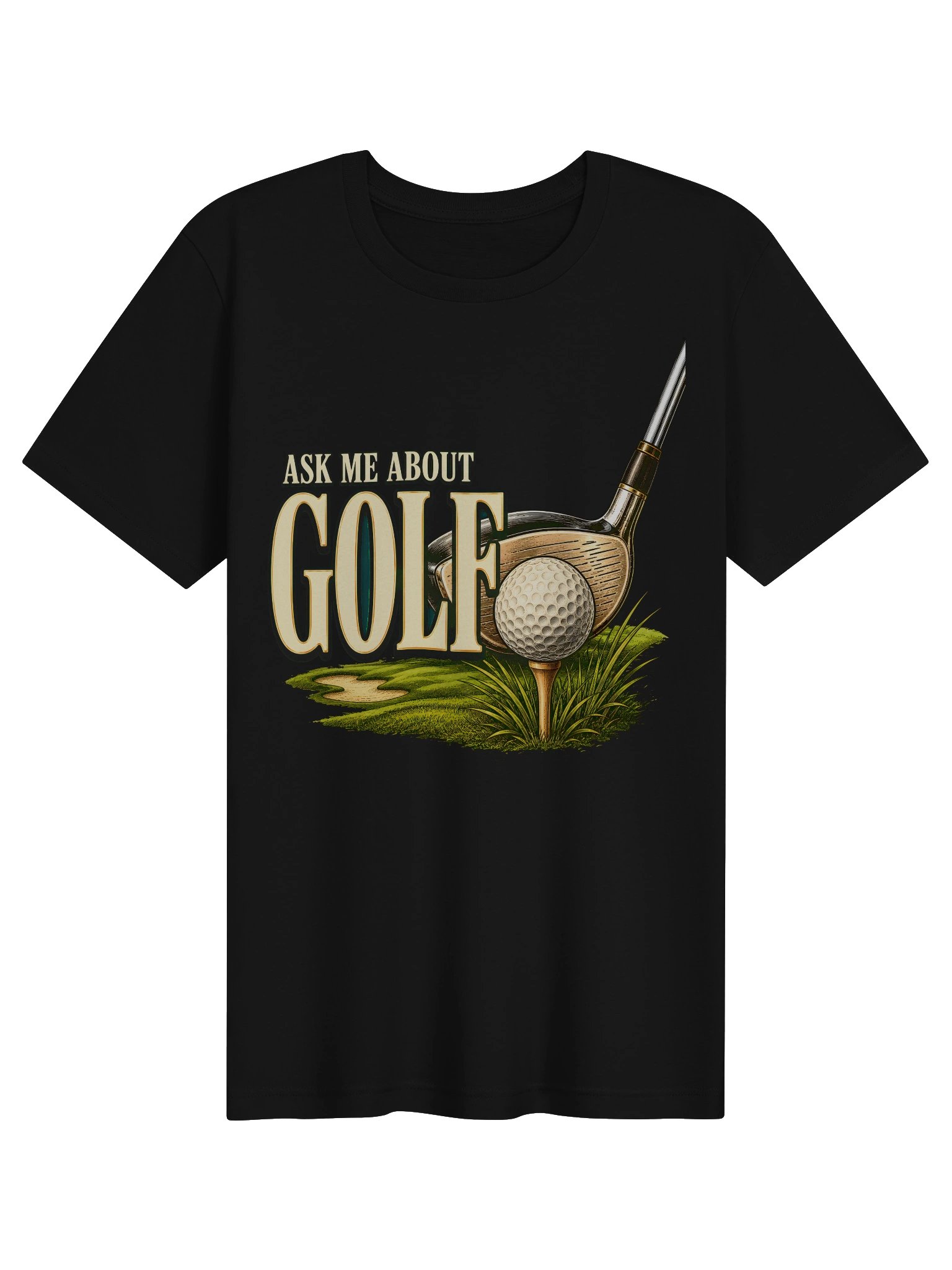 Ask Me About Golf Tee product image (1)