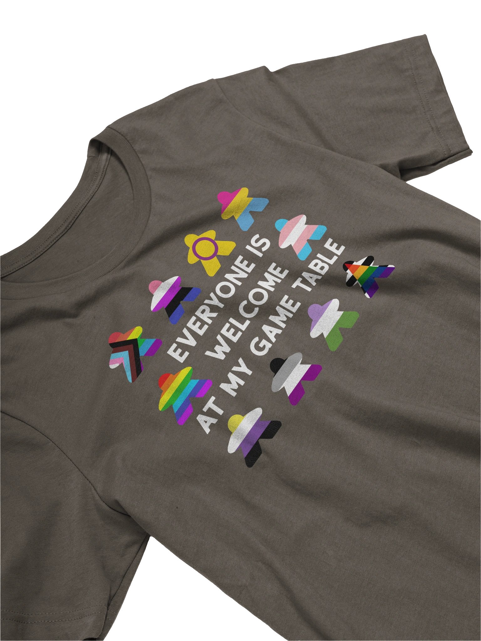 Inclusive LGBTQ Meeples Board Game T-Shirt product image (4)