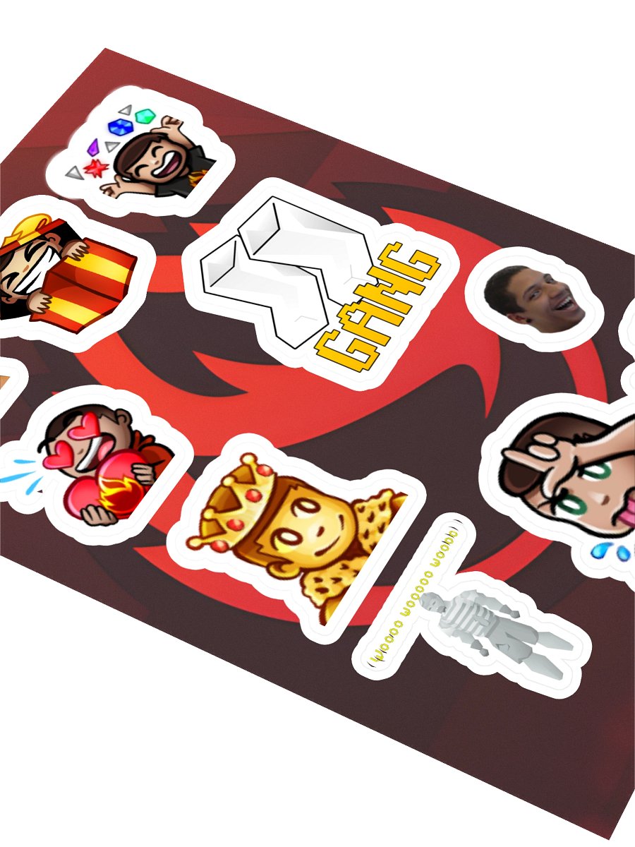 Emote Sticker Sheet product image (2)