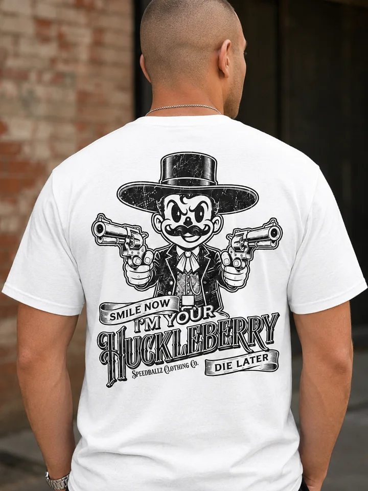 Mr Speedballz Huckleberry White Tee product image (1)