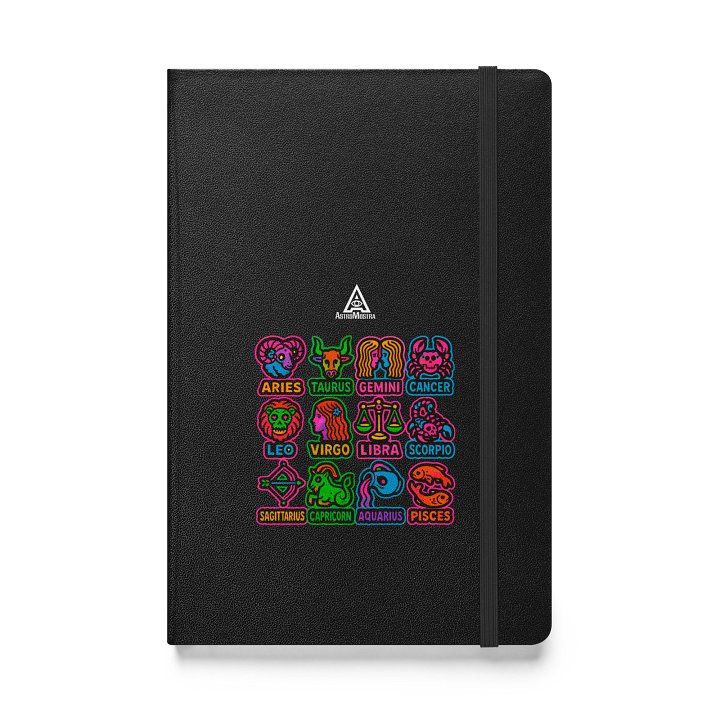 Zodiac Signs Hardcover Notebook #AstroMostra product image (1)