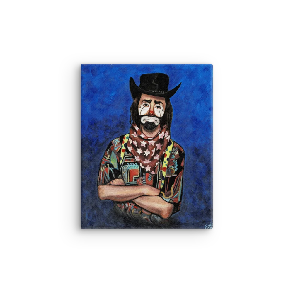 Spectral Rodeo Clown Canvas Print product image (1)