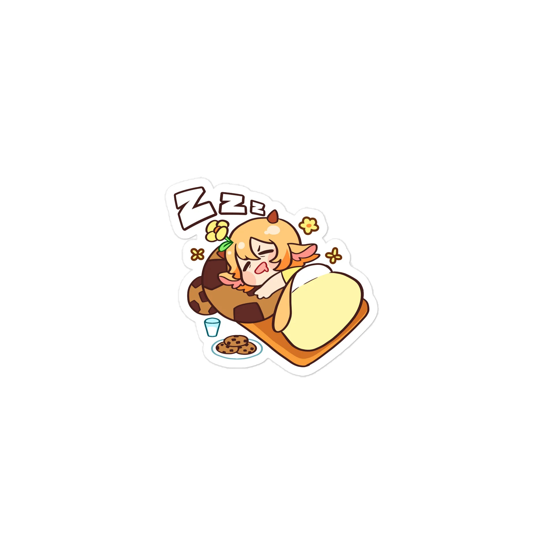 Sleepy Daisy Sticker product image (1)