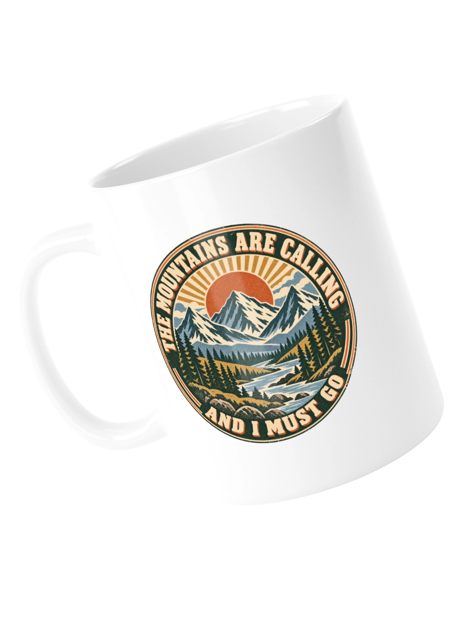 The Mountains Are Calling Ceramic Coffee Mug product image (6)
