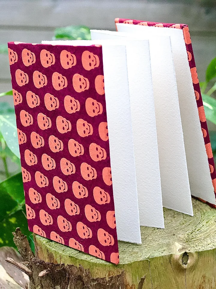 Carnet Accordéon - coton 300g - fait main product image (2)