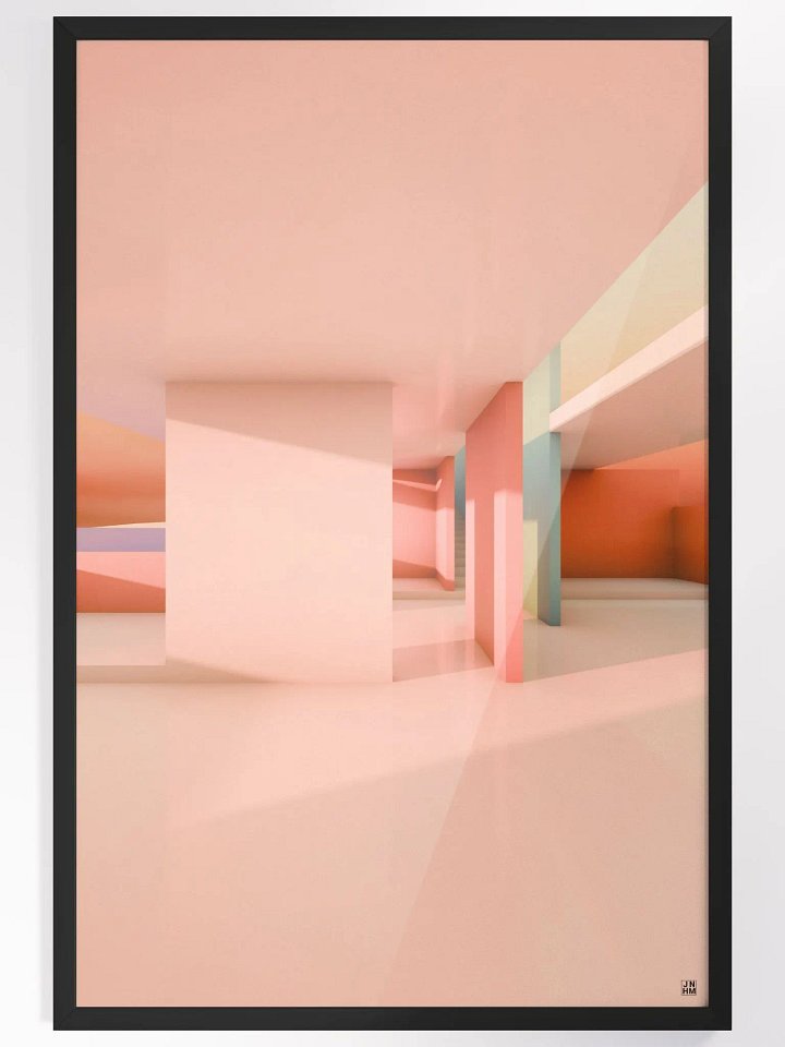 Architectural Landscape - Summer Pastel 04 24"x36" product image (2)